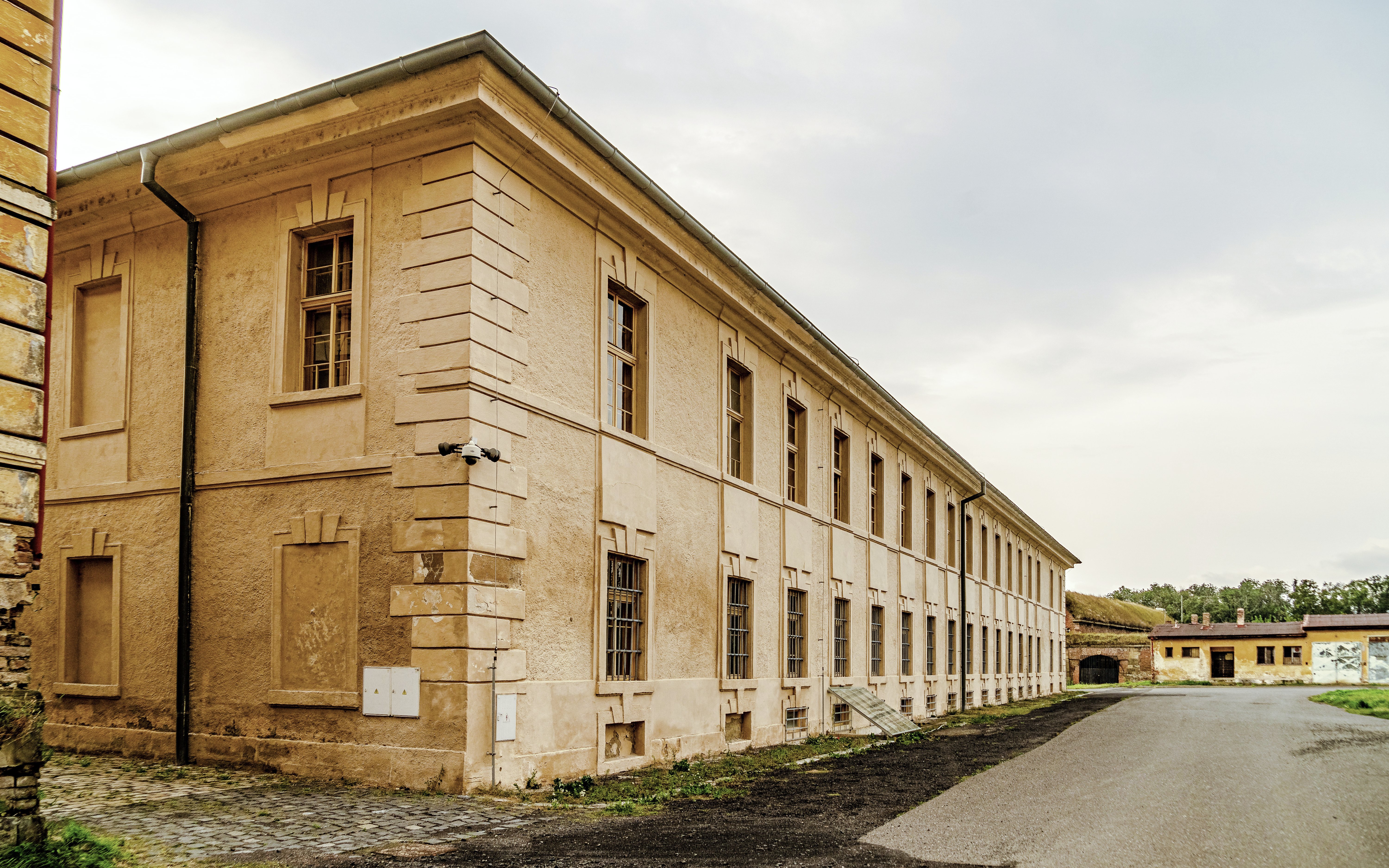 Former Ghetto Fire Station at Terezín Concentration Camp, Czech Republic.
