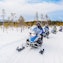 Paseo en moto de nieve