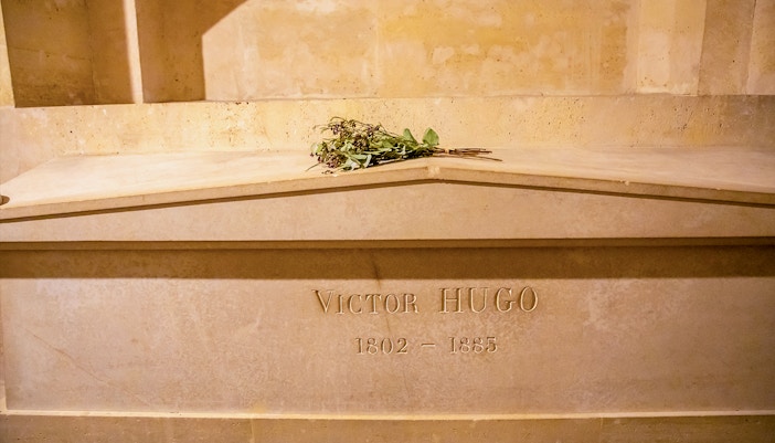 tomb of victor hugo in paris pantheon