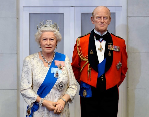 Queen Elizabeth II & Prince Philip at Madame Tussauds