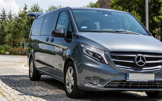 Gdansk Airport transfer van for Gdynia city service.