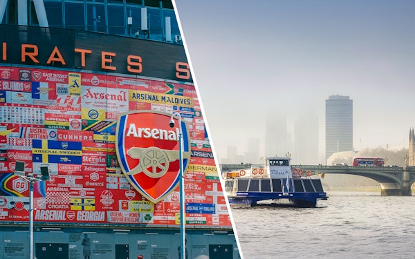 Combo: Arsenal FC Stadium Tour + Flexible Thames River Sightseeing Cruise