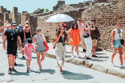 Pompeji Skippa kön Guidad tur med arkeolog