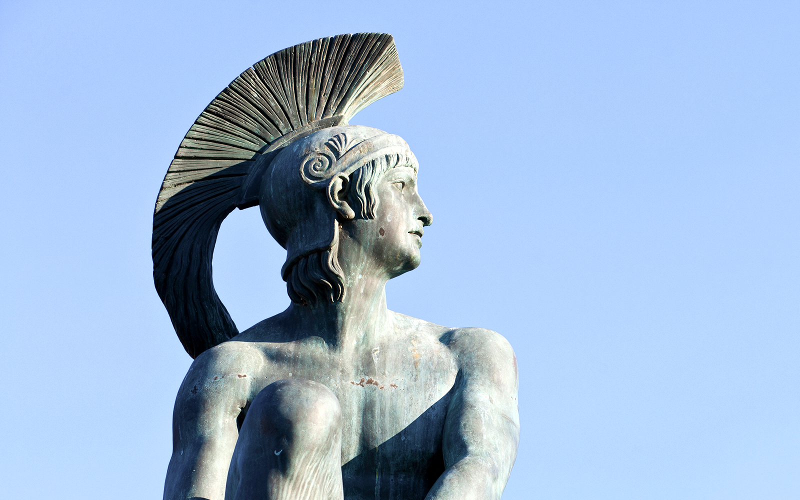 Theseus statue at Athens Greece