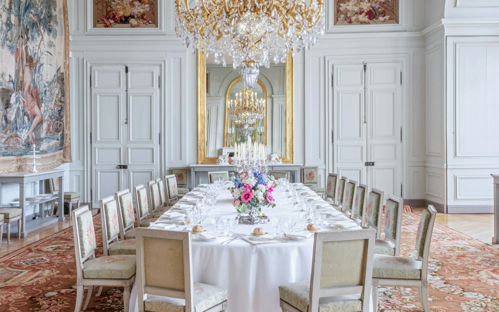 The Presidential Dining Room in the Castle of Rambouillet