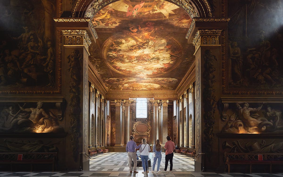 the old royal naval college painted hall-5 the old royal naval college painted hall-5