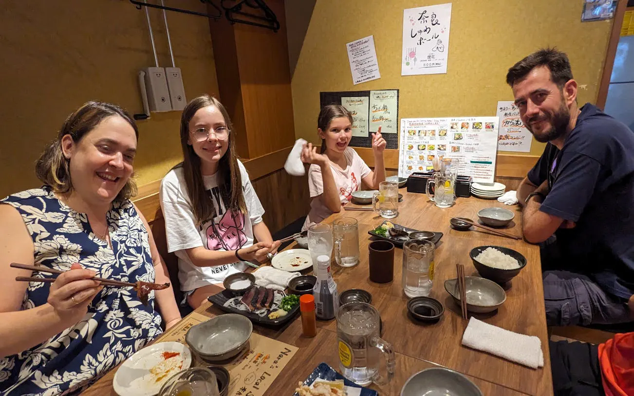 nara private family e-bike tour with lunch and child seats included-7