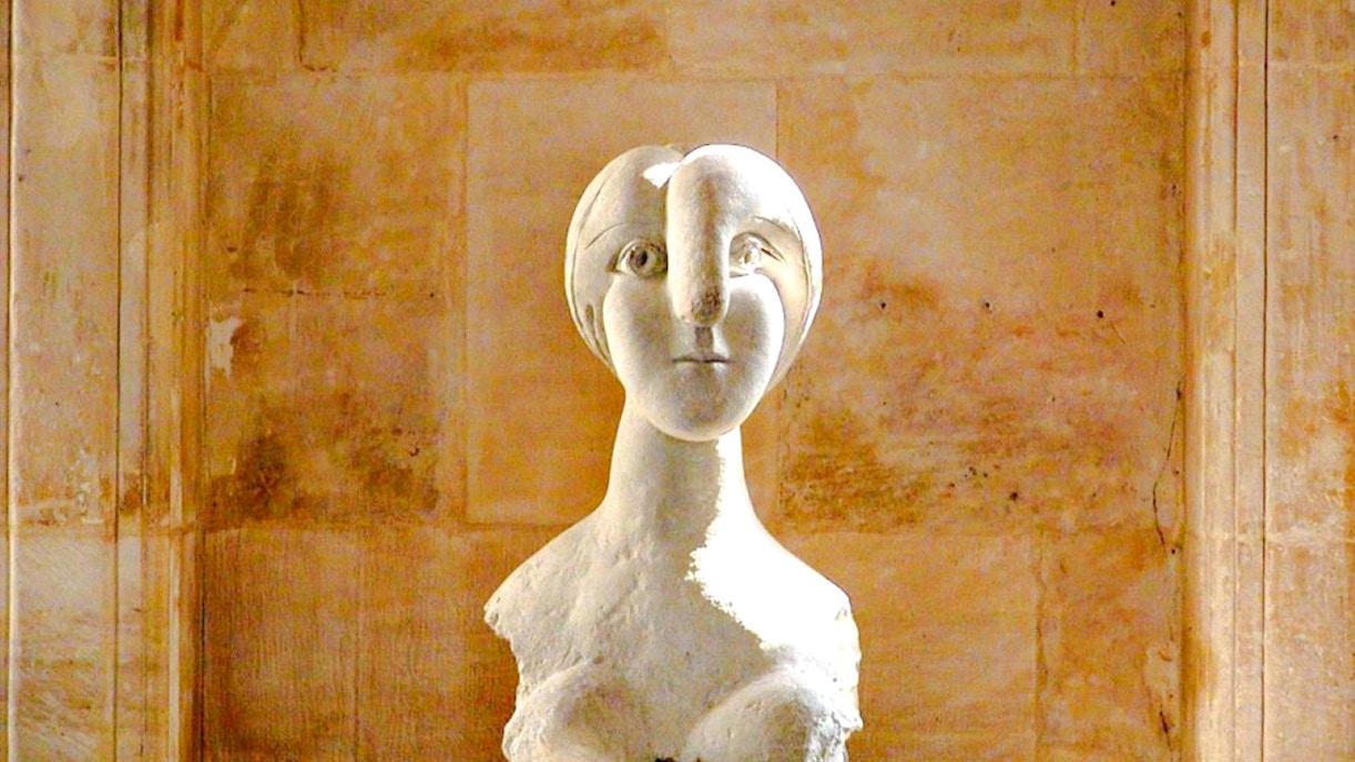 Picasso painting displayed in Picasso Museum, Paris, France.