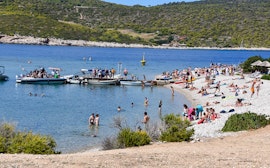 Blå lagunen, ön Budikovac