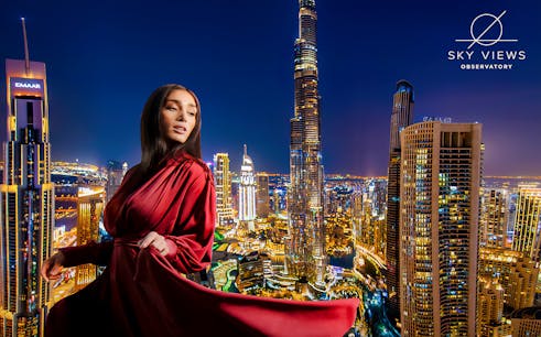 Valentine’s Day Luxury 4-Course Dinner at Sky Views Observatory