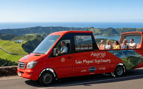 são miguel: hop-on hop-off stadtrundfahrt auf zwei routen-1