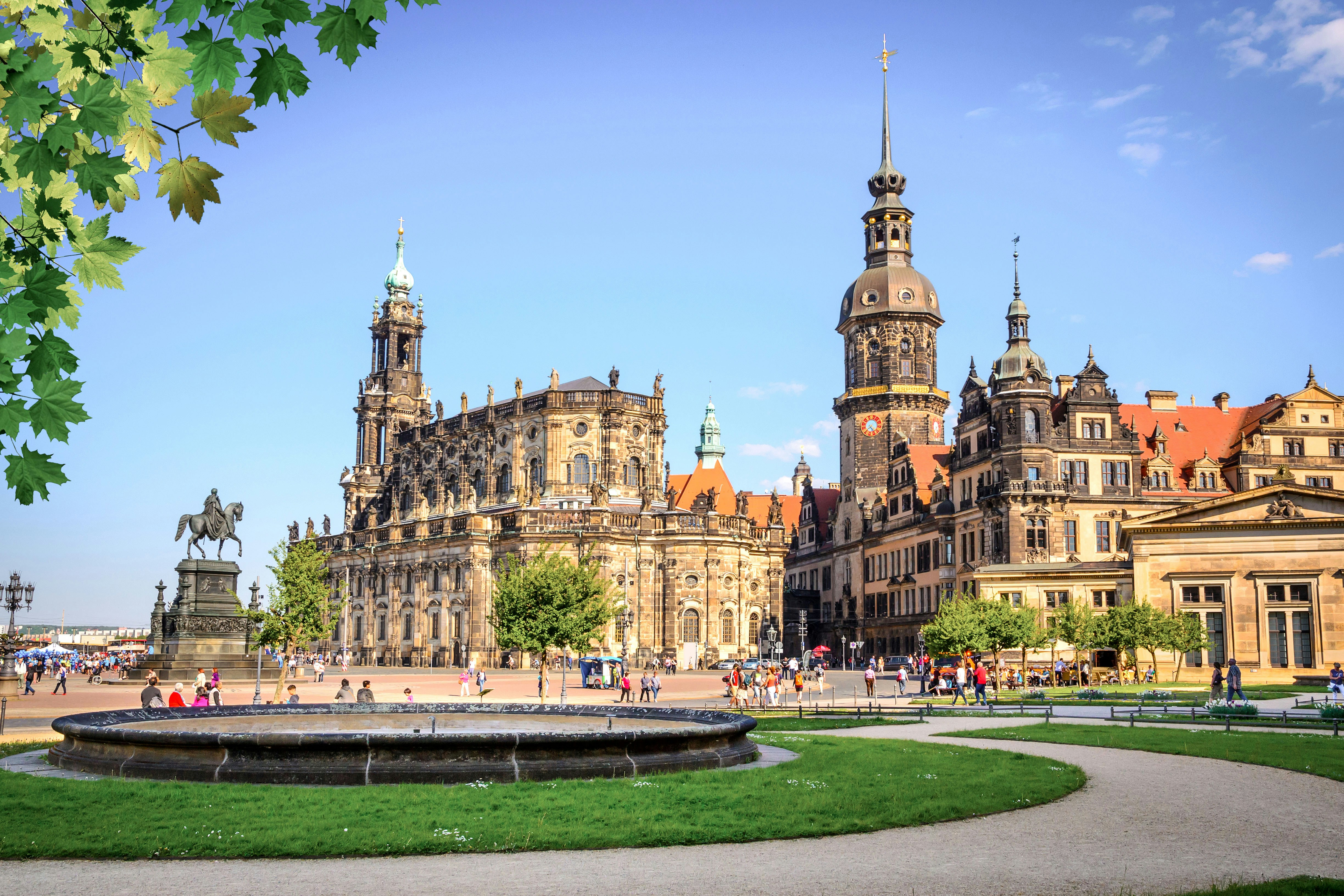 Scenic views of Dresden