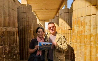 saqqara egyptologist-guided private tour with step pyramid, pyramid of unas and serapeum-4