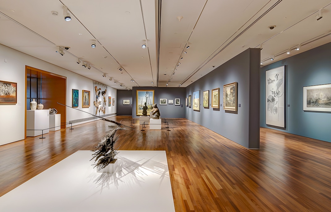 The gallery at National Gallery Singapore