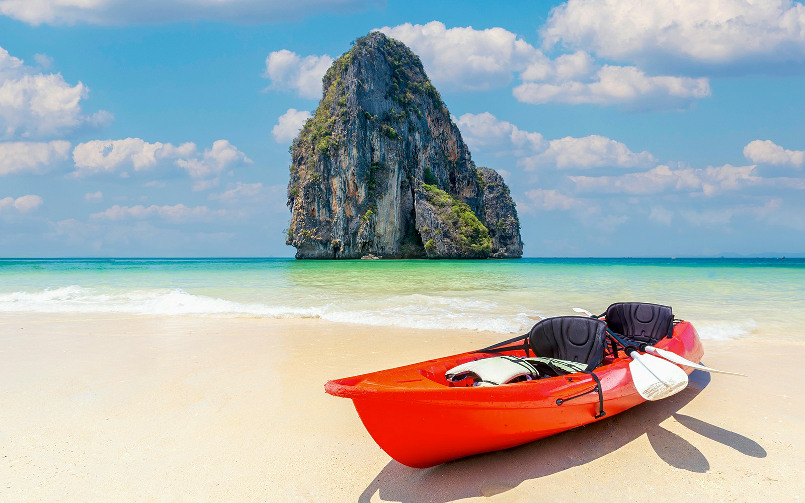 Kayak on the beach, Phi Phi Island