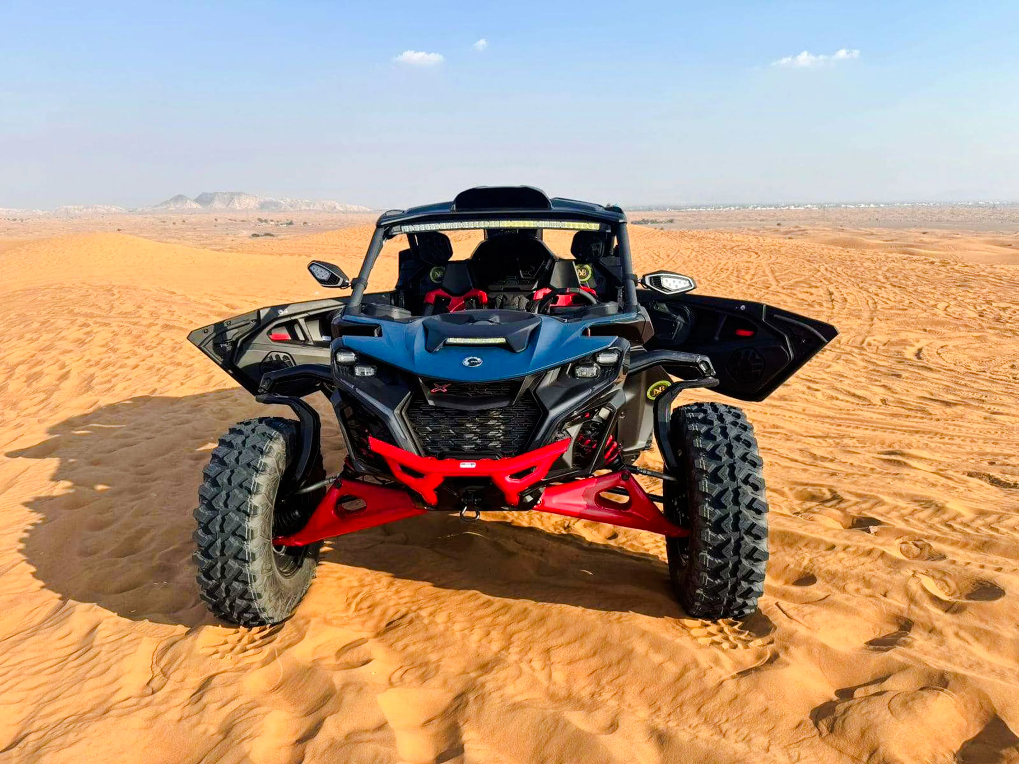 Dubai Private 4x4 Desert Safari with Dune Bashing Camel Ride Sandboarding and BBQ Dinner Image 10
