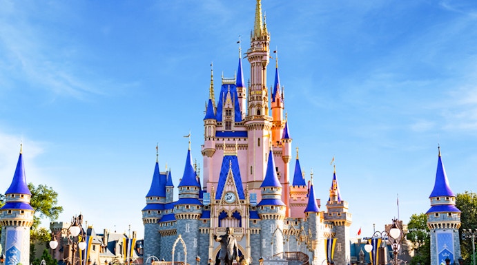 Cinderella Castle at Walt Disney World Resort, Orlando.