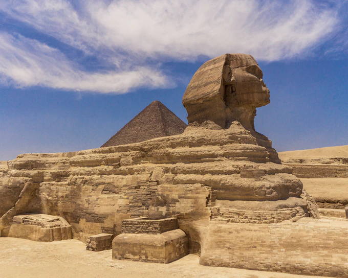 From Cairo: Full-Day Guided Tour of Giza Pyramids, Sphinx, Saqqara & Memphis with Entry Tickets, Lunch & Hotel Transfers