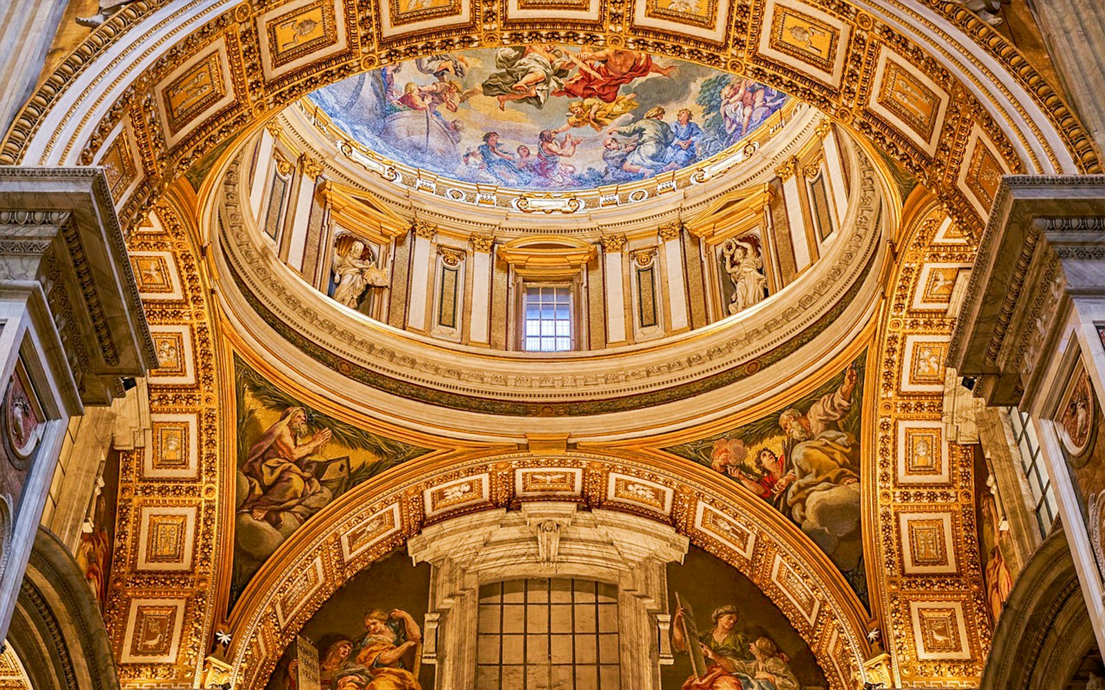 St. Peter's Basilica’s dome layout