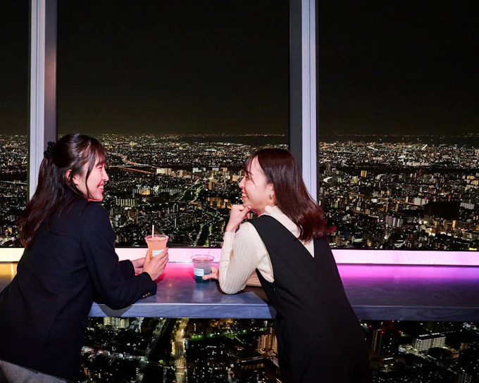 TOKYO SKYTREE Tembo Deck Night Entry Tickets with Alcoholic Drink