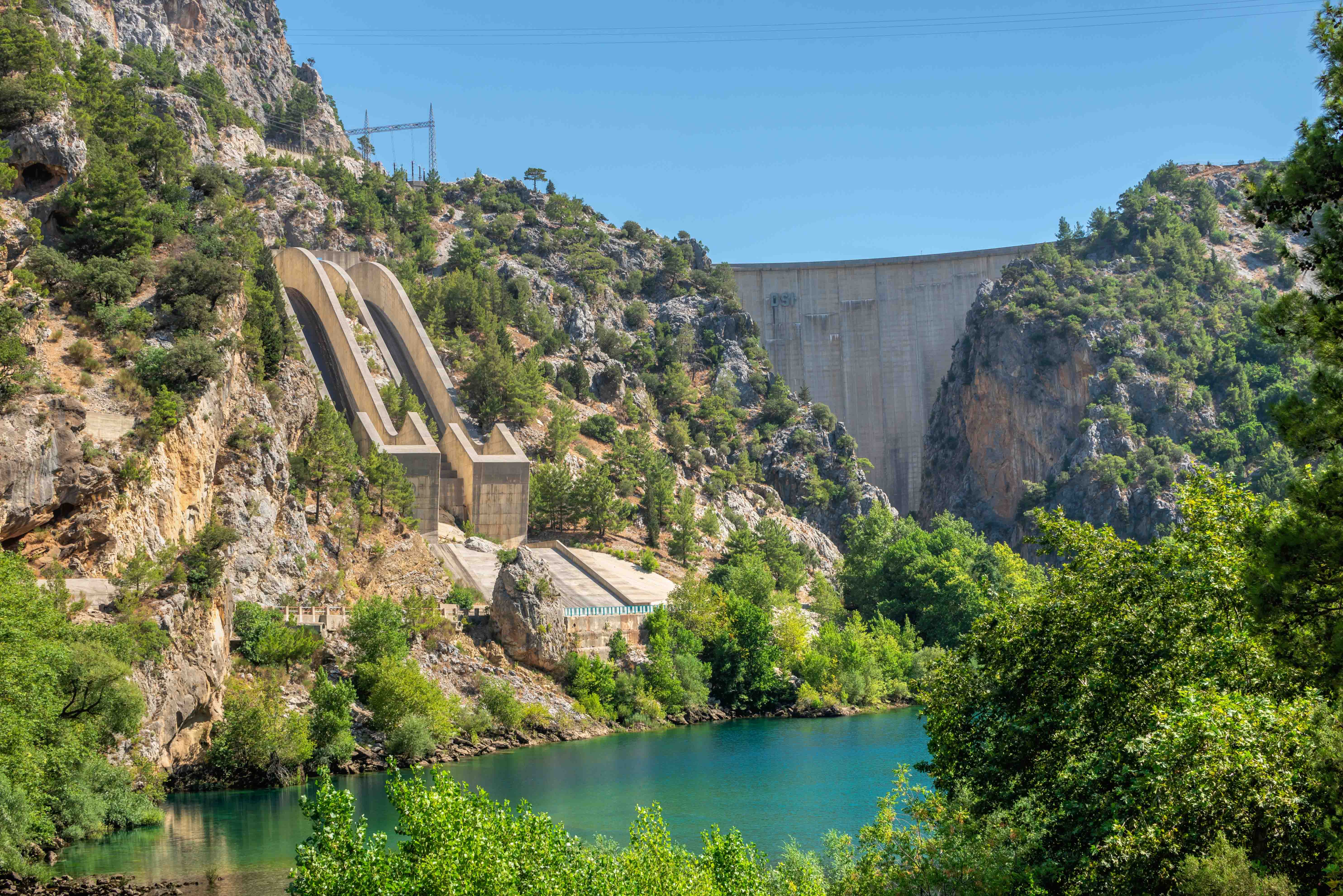 Oymapinar Dam in the Green Canyon