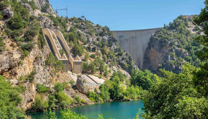 Oymapinar Dam in the Green Canyon