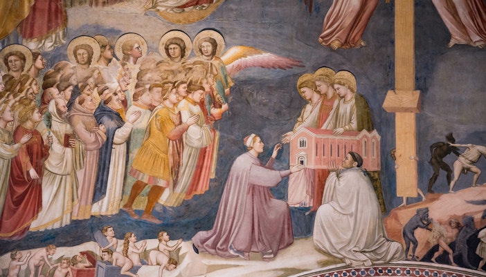 Enrico Scrovegni's sarcophagus