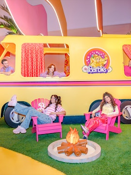 Children enjoying rides at Dubai theme park, featuring roller coasters and interactive attractions.