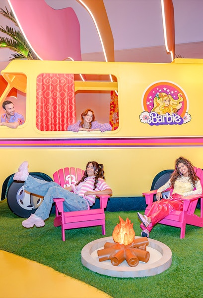 Children enjoying rides at Dubai theme park, featuring roller coasters and interactive attractions.