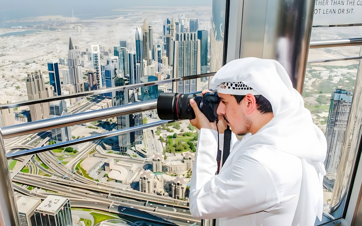 tickets to burj khalifa at the top: level 124 & 125 with meal at rooftop at the burj club-1