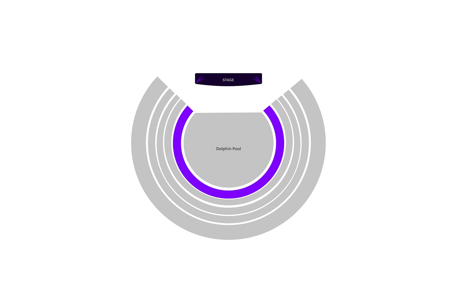 VVIP seats section for phuket dolphin show