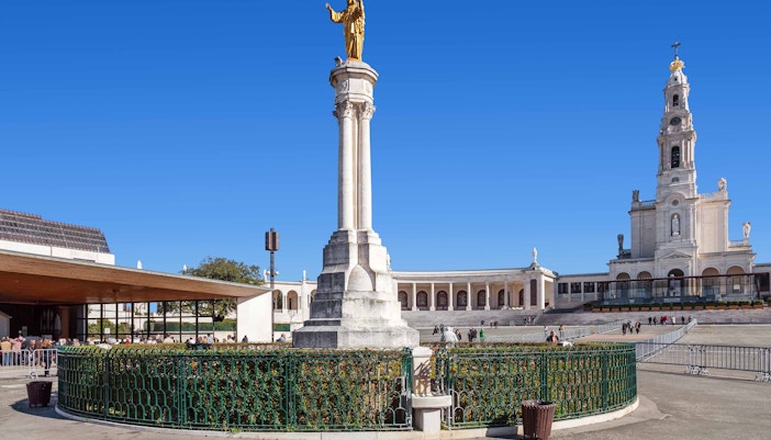 Monumento al Sagrado Corazón de Jesús en el Santuario de Fátima