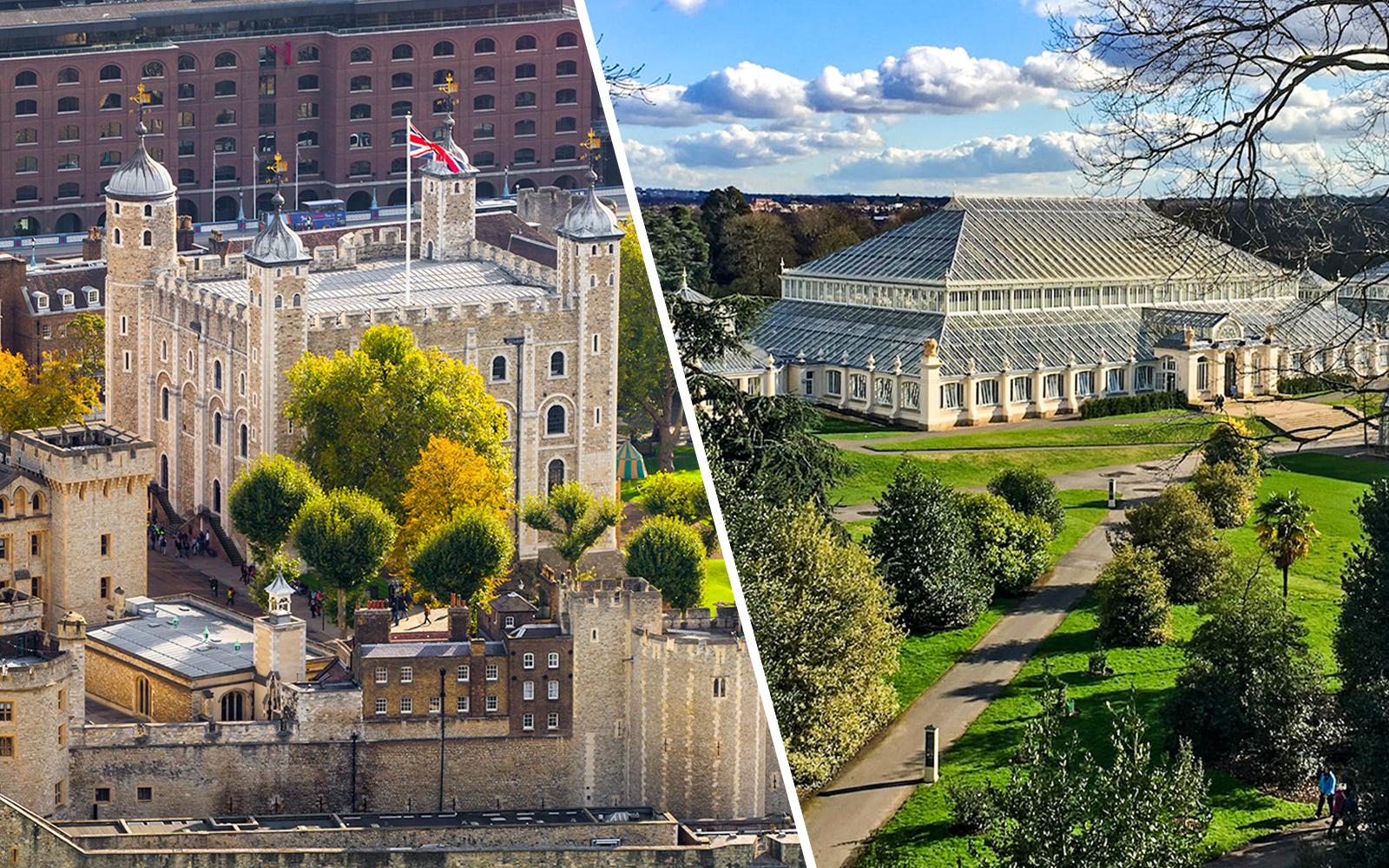 Combo (Save 5%): Tower of London with Access to Crown Jewels + Kew Gardens Tickets