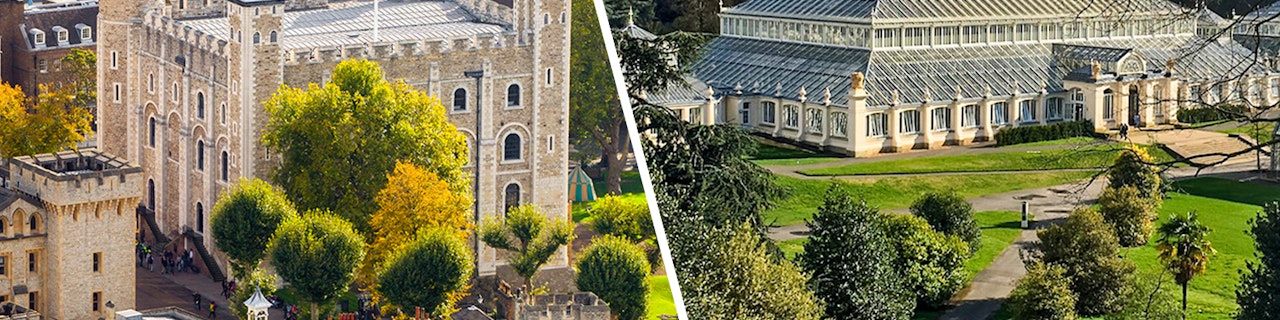 Biglietti combinati: Torre di Londra con accesso ai gioielli della Corona + biglietti per i Kew Gardens