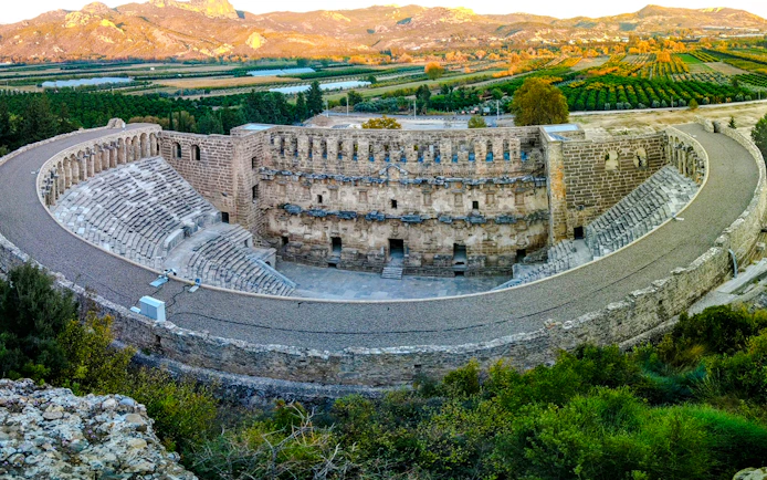 From Antalya: Perge and Aspendos Ancient Cities and Manavgat Waterfall Day Trip