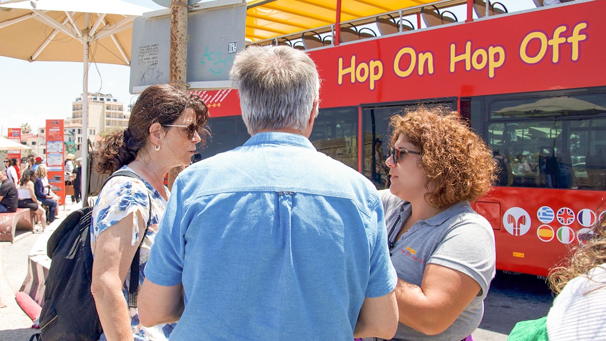 Heraklion hop-on-hop-off tour routes and timetable