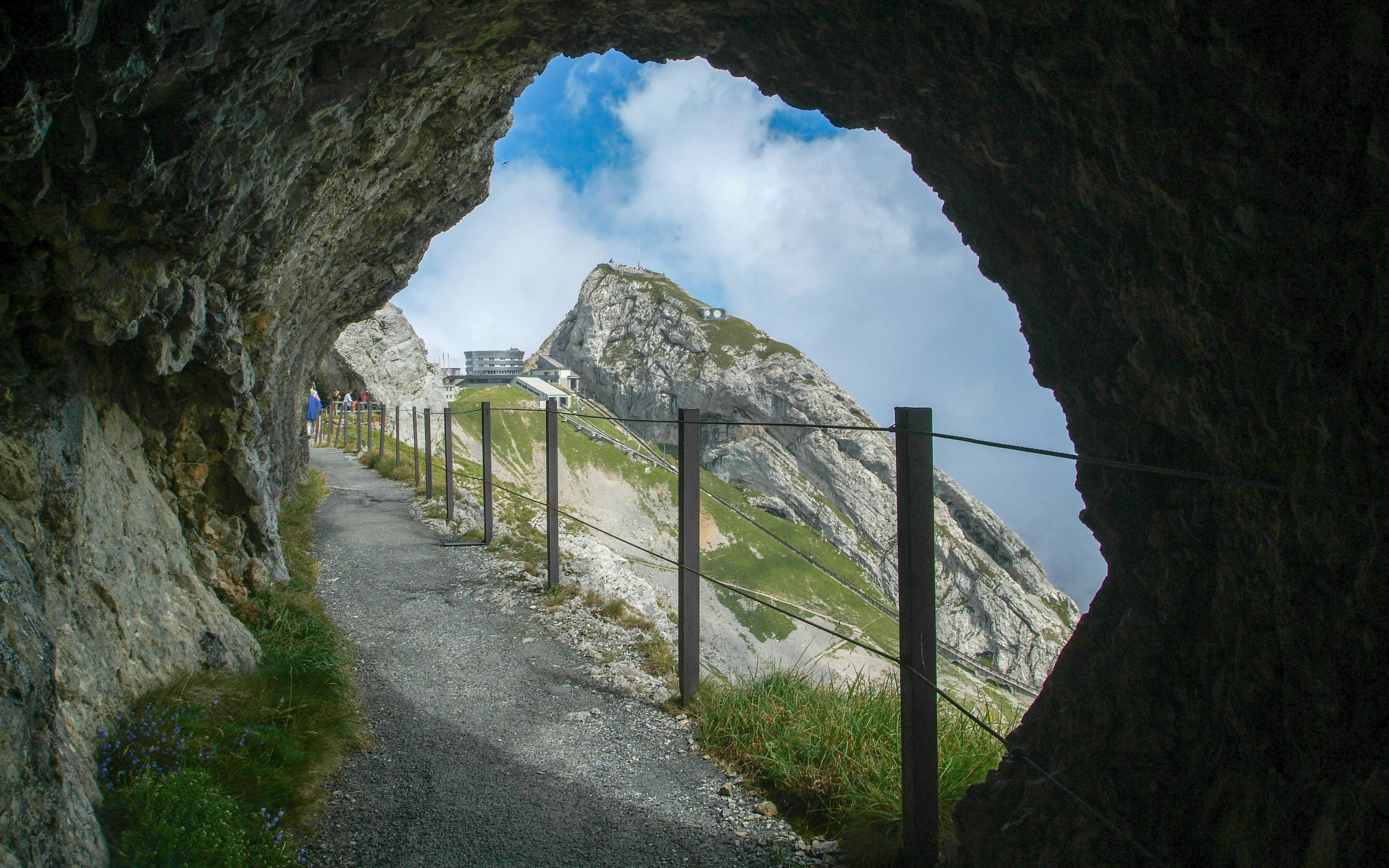 Dragon Trail path near Pilatus Kulm