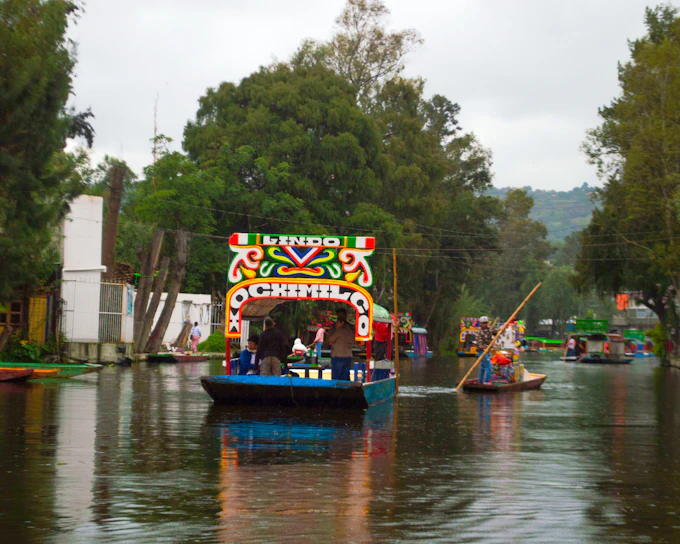 Xochimilco, Coyoacán & UNAM Guided Tour with Trajinera Ride