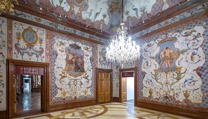 The Hall of Grotesques inside Lower Belvedere Palace