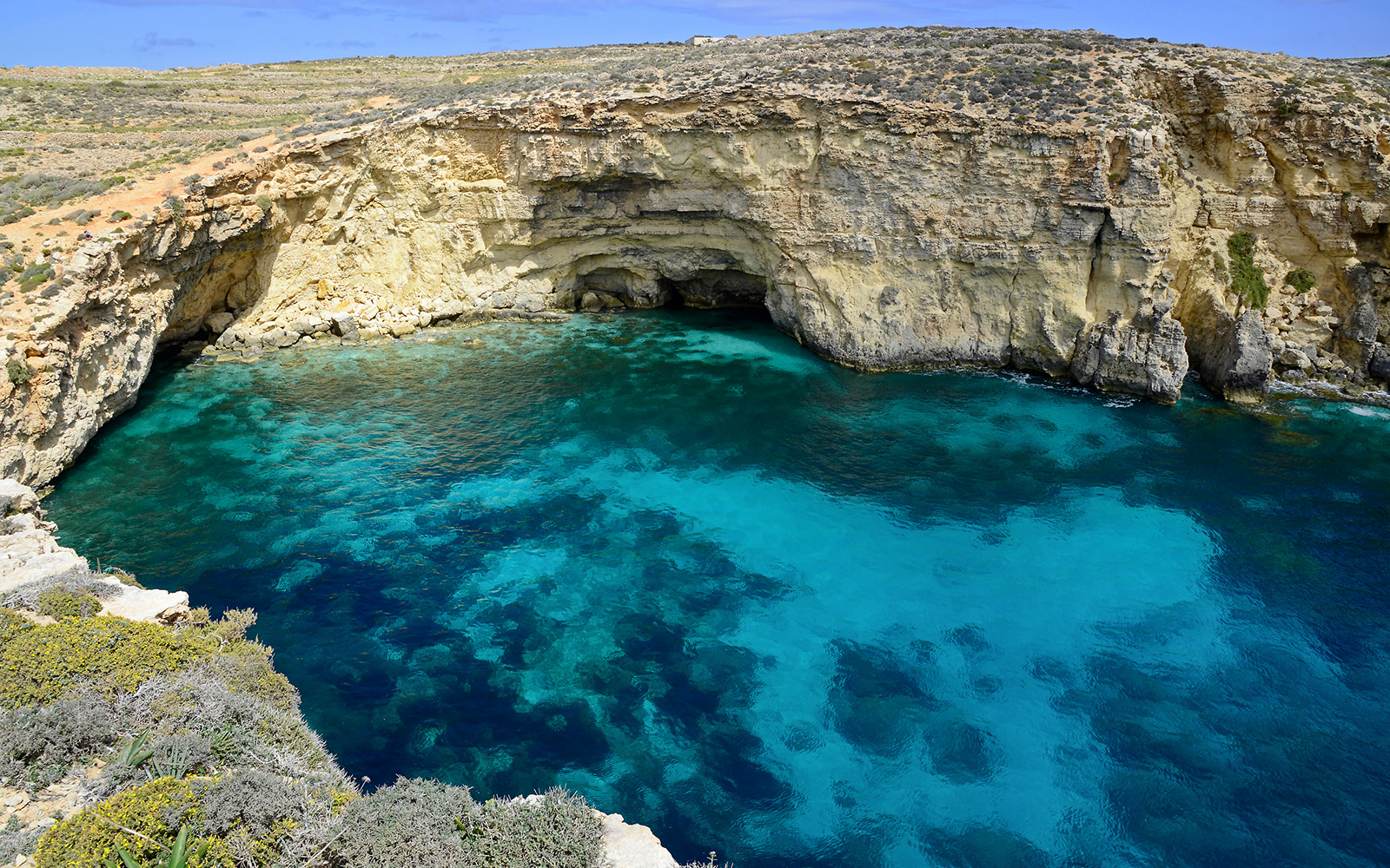 Mellieħa cliffs and coves