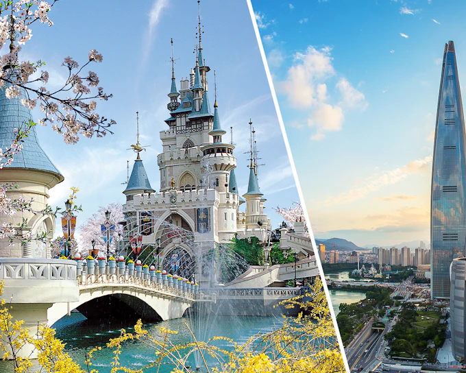 Combo (Save 26%): Lotte World + Seoul Sky Observatory Tickets