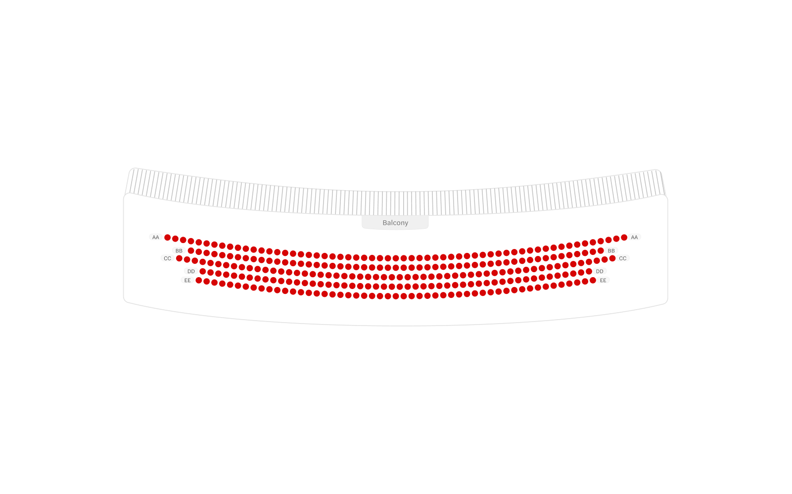 Balcony At O Theatre at Bellagio Hotel