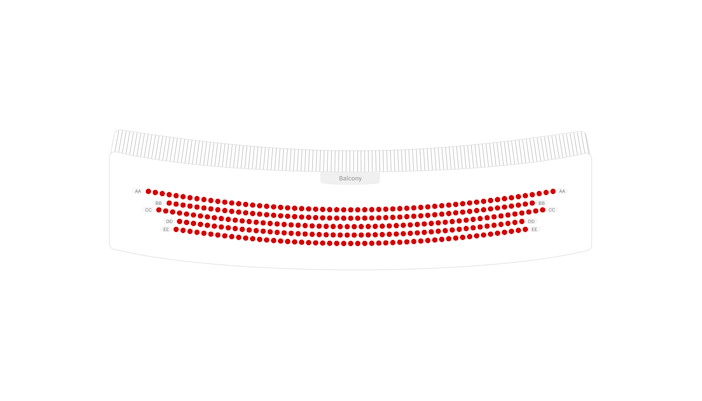 Balcony At O Theatre at Bellagio Hotel