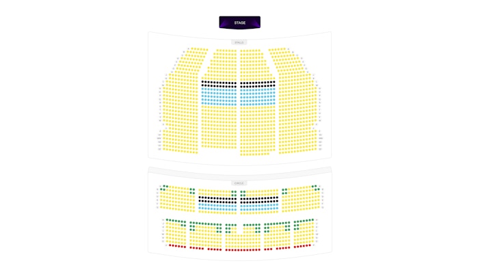 Dominion Theatre Seating Plan