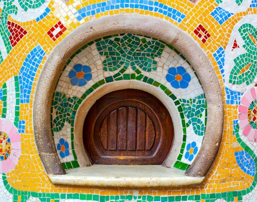 Decorative elements of Palau de la Música