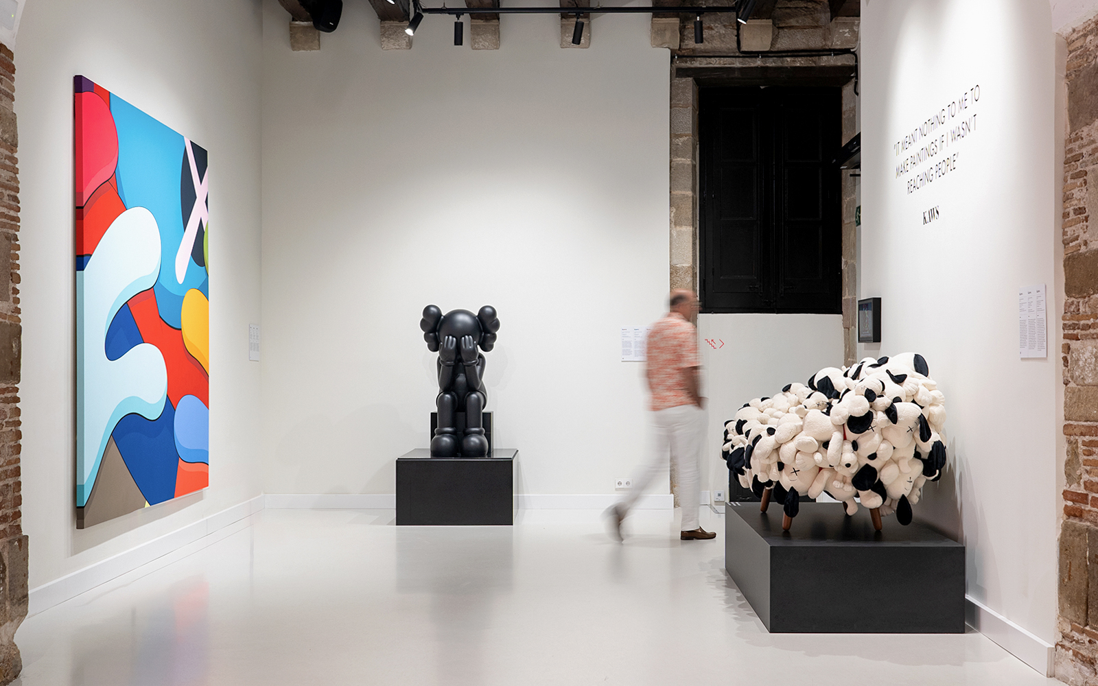 KAWS art at Moco Museum, Barcelona