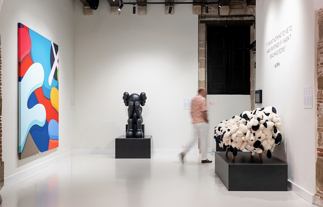 KAWS art at Moco Museum, Barcelona