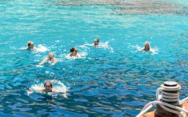 Baia protetta per il nuoto