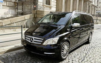 Transport car for Budapest Fisherman's Bastion and St Stephen's Basilica Tour.