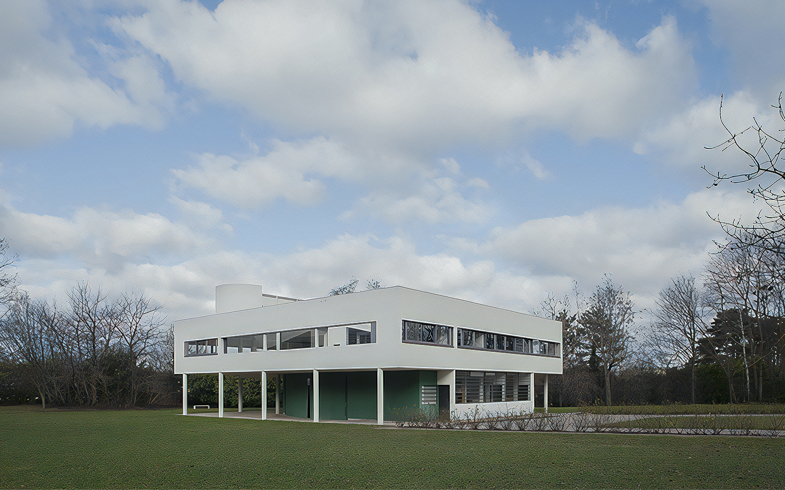 Villa Savoye Entrance